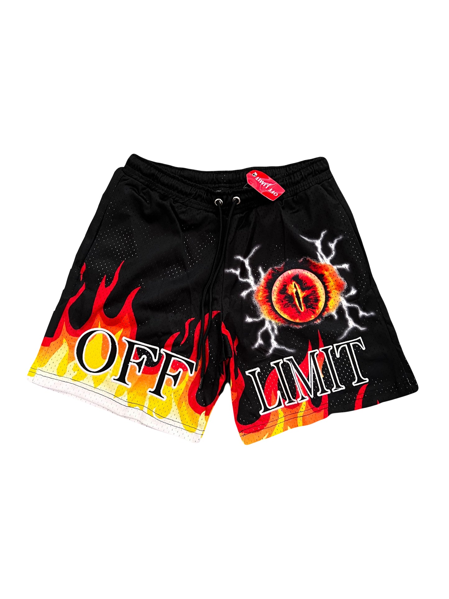 Black ‘Evil Eyes’ Shorts