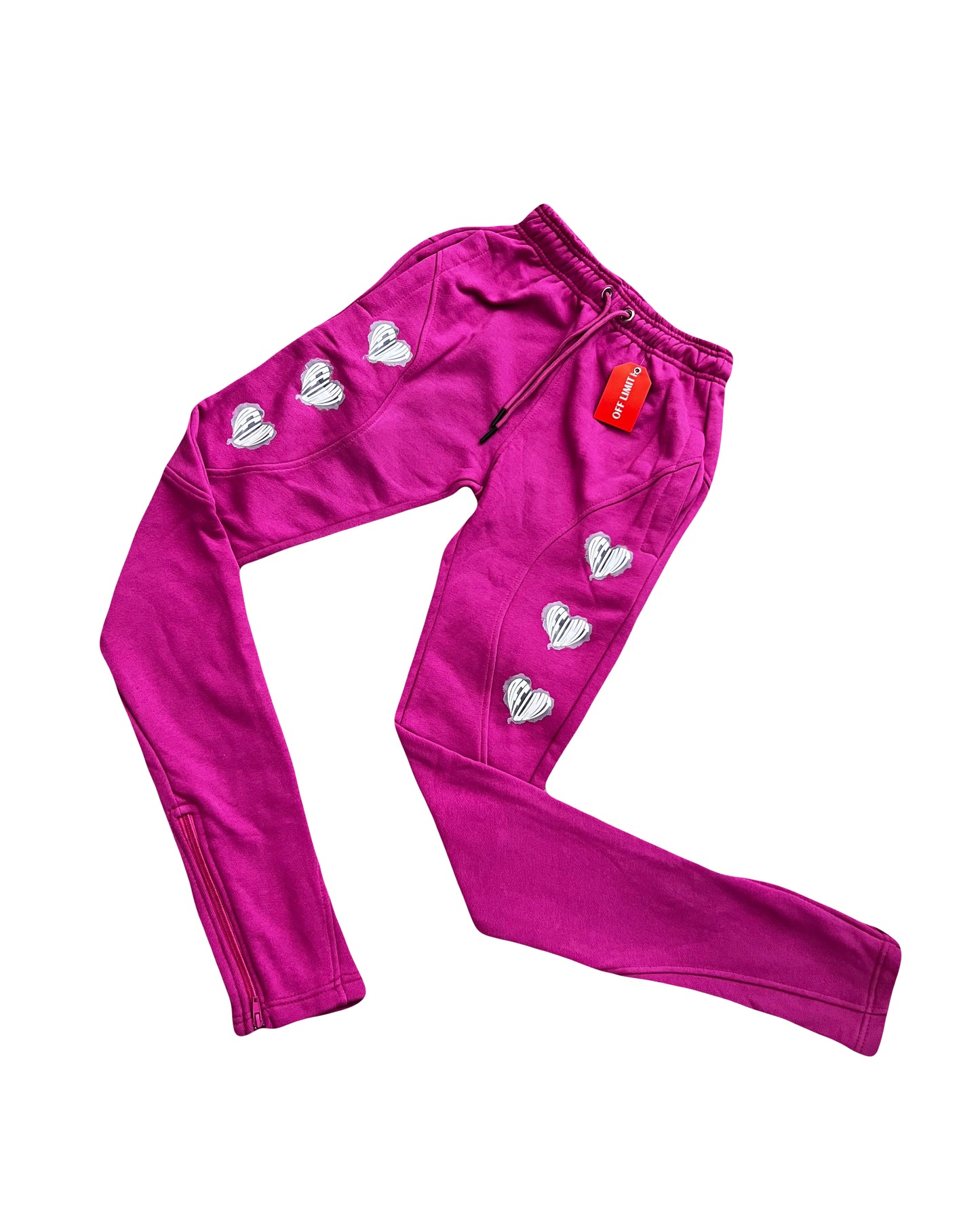 Fuchsia ‘Whole Heartedly’ Sweatpants