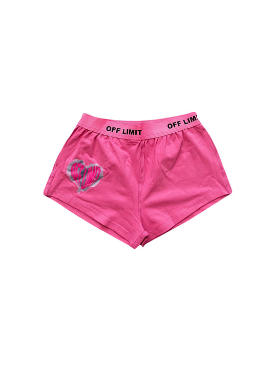 Pink ‘Whole Heartedly’ Shorts