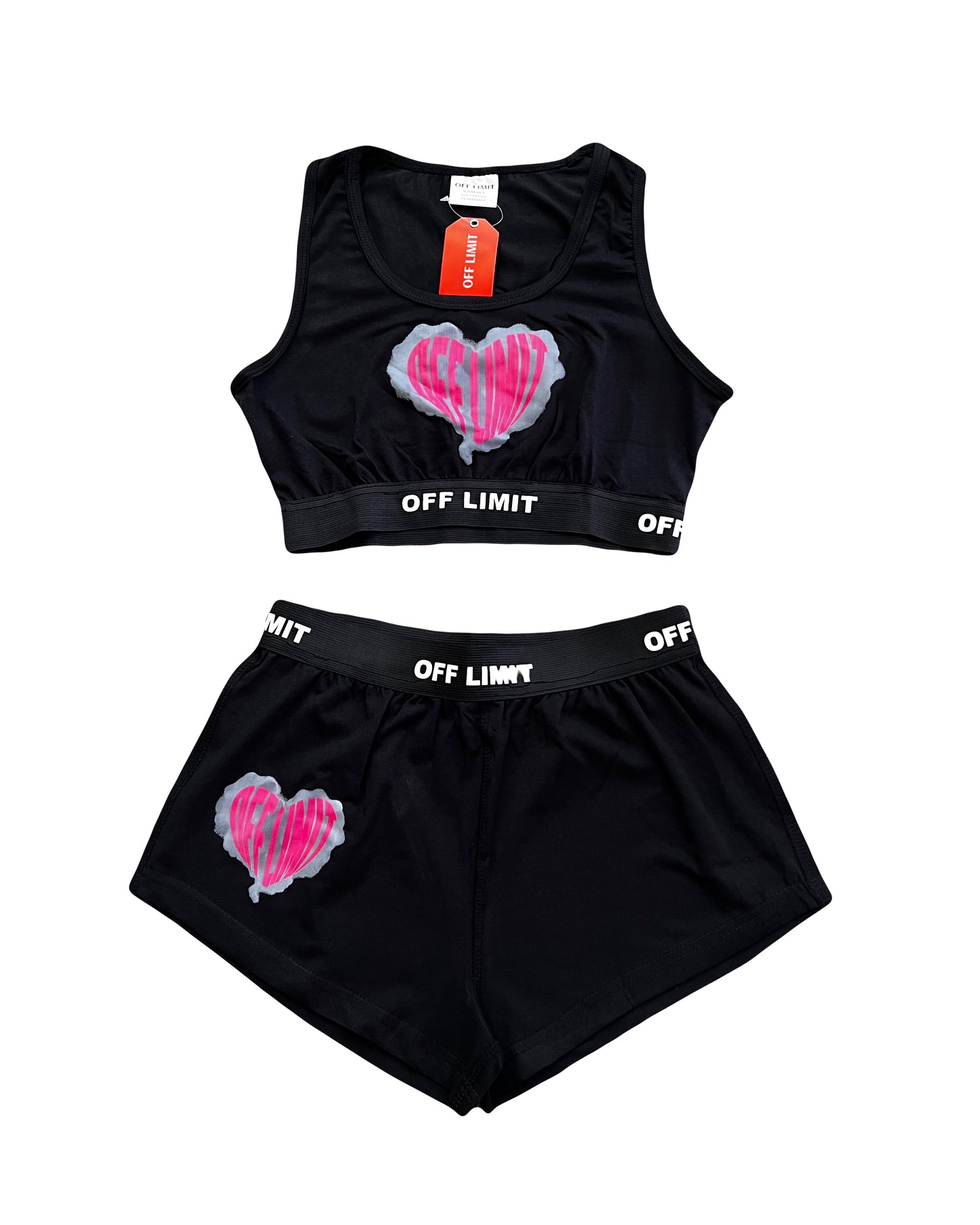 ‘Whole Heartedly’ Shorts Set