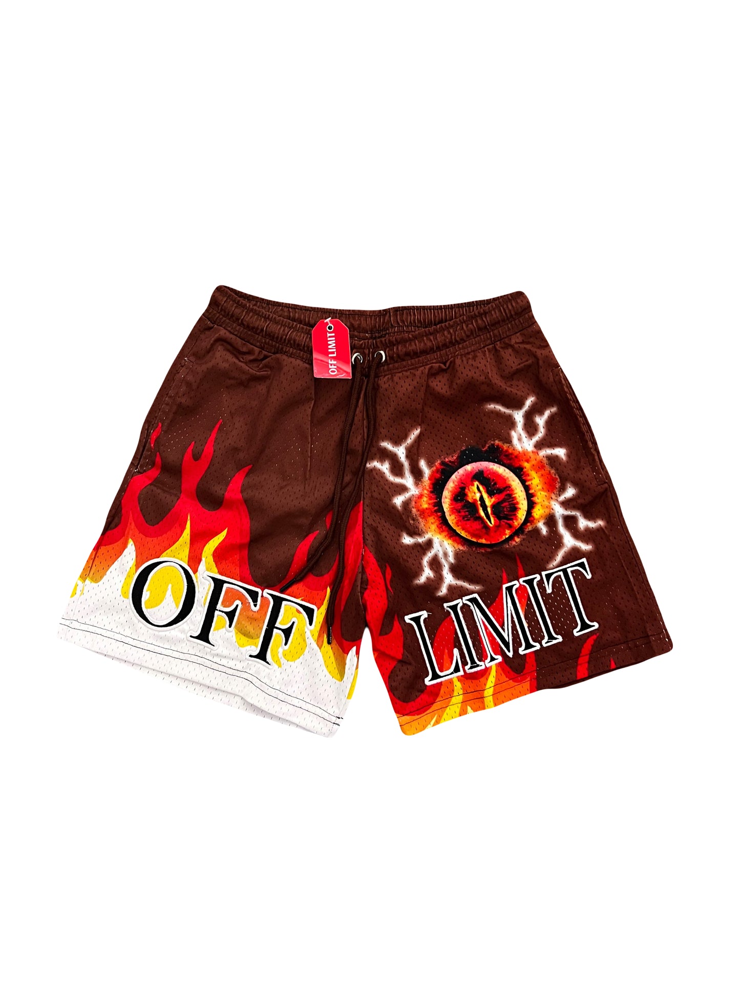 Brown ‘Evil Eyes’ Shorts