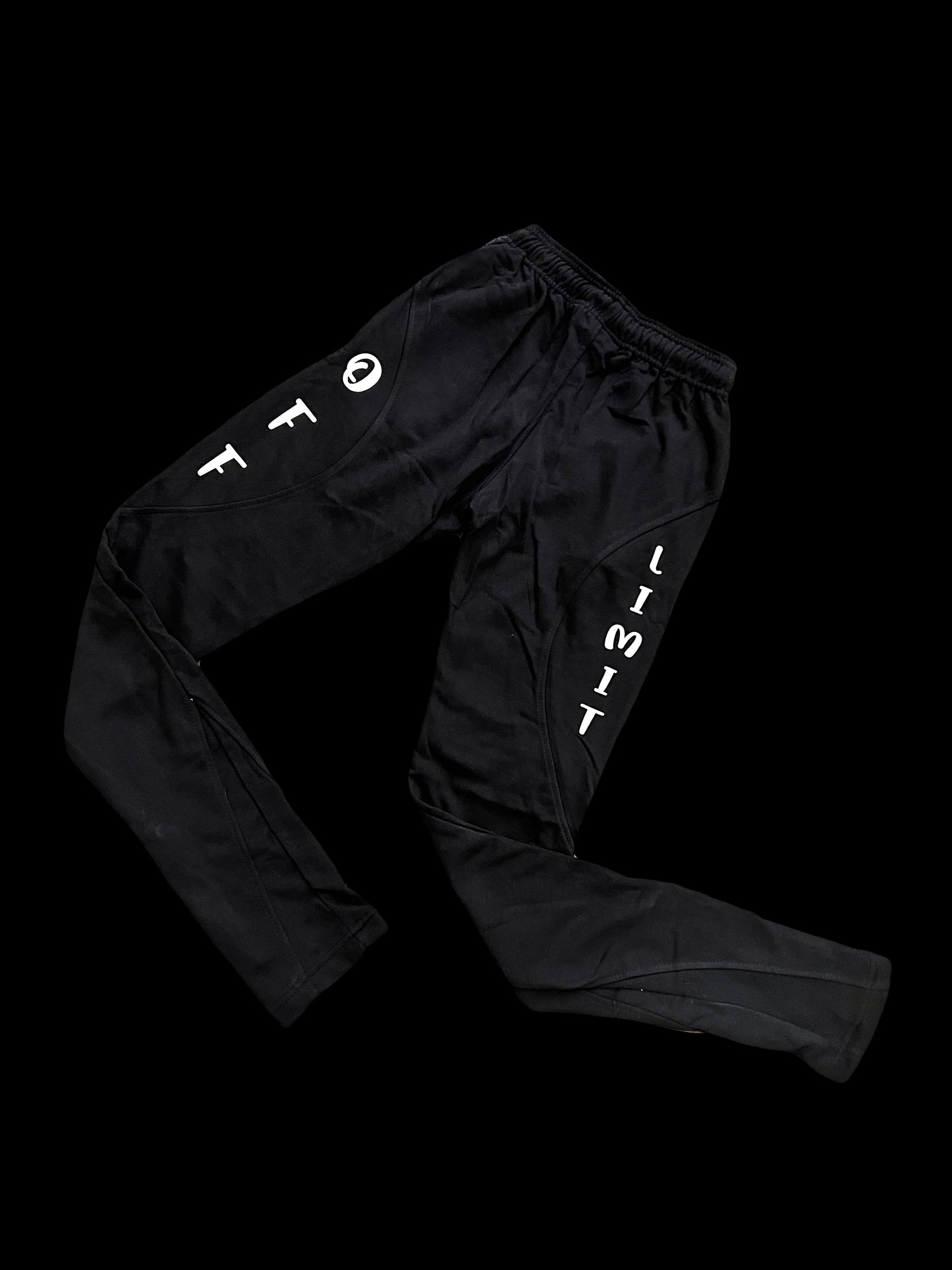 Black ‘Whole Heartedly’ Sweatpants